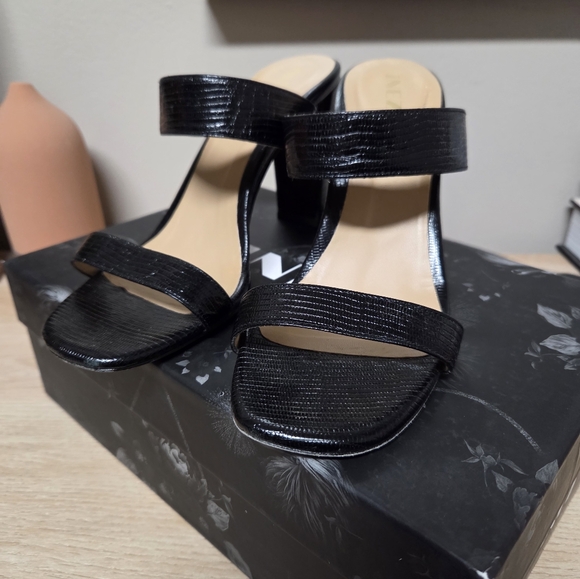 Inez Sara Black Lizard Size 9 - Picture 2 of 7